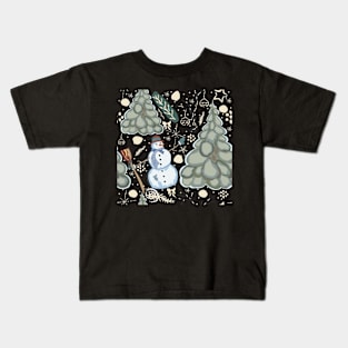 Snowman Kids T-Shirt